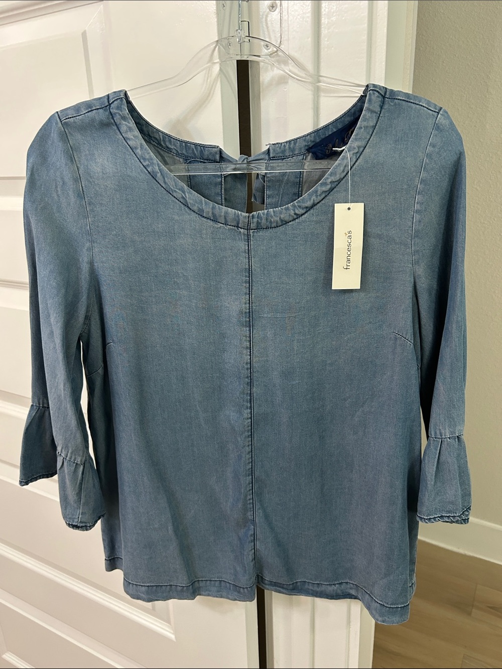 Francesca's NWT Sz SML Denim Tunic